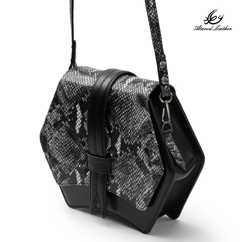 کیف رودوشی زنانه چرم عطارد مدل K58 لوکس طبیعی - تصویر 5