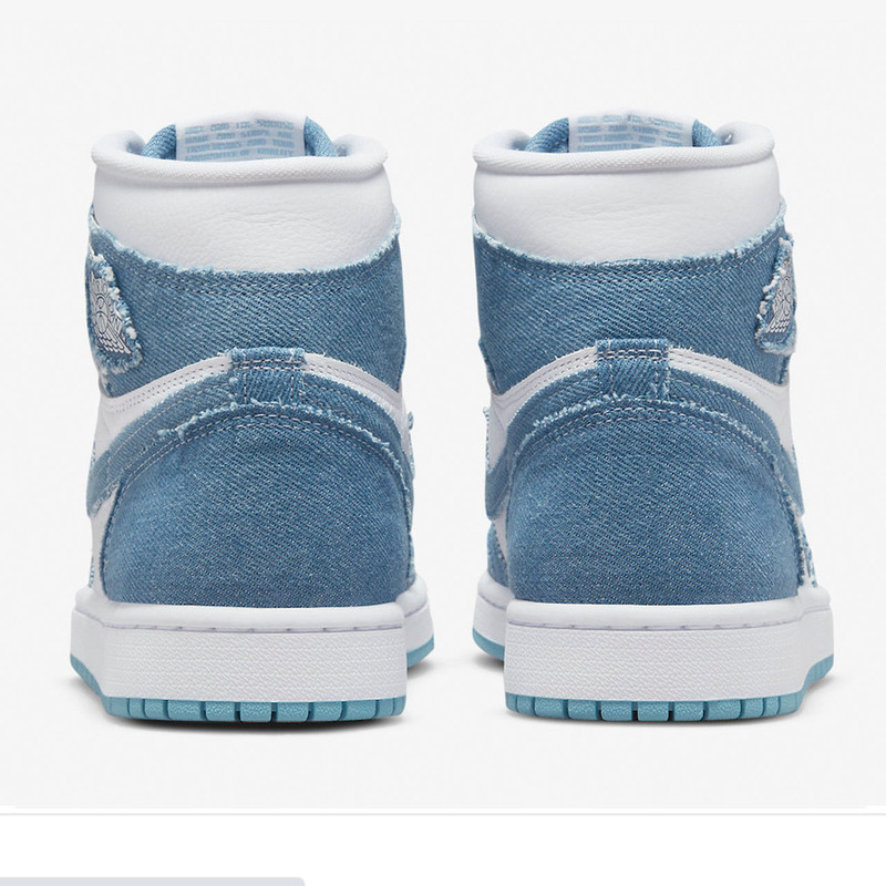 کفش پیاده‌روی Air Jordan 1 Denim طرح خاص - تصویر 7