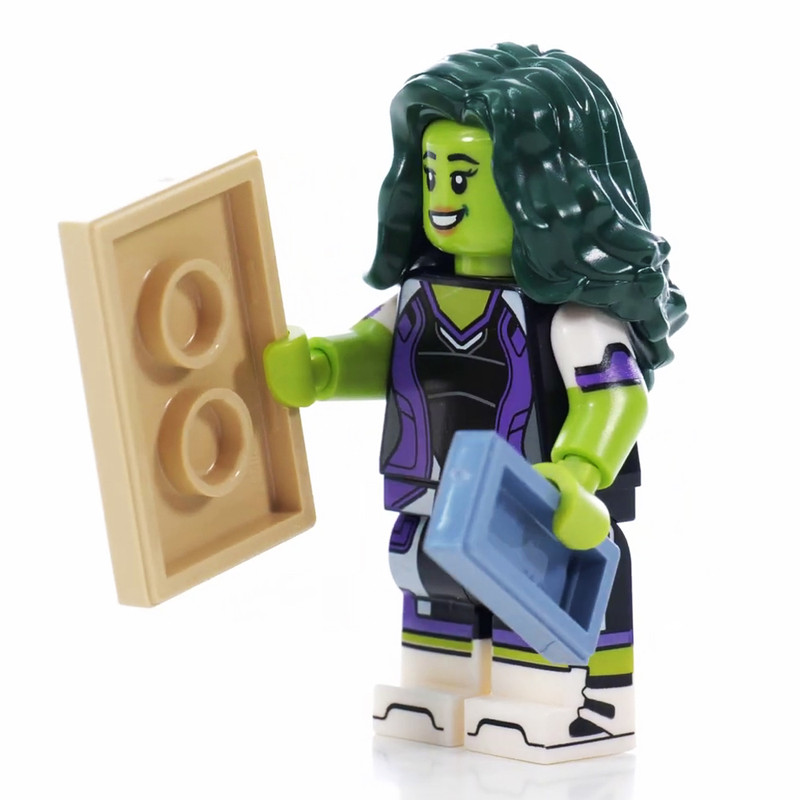 مینی فیگور LEGO Marvel 2 مدل She-Hulk - تصویر 3