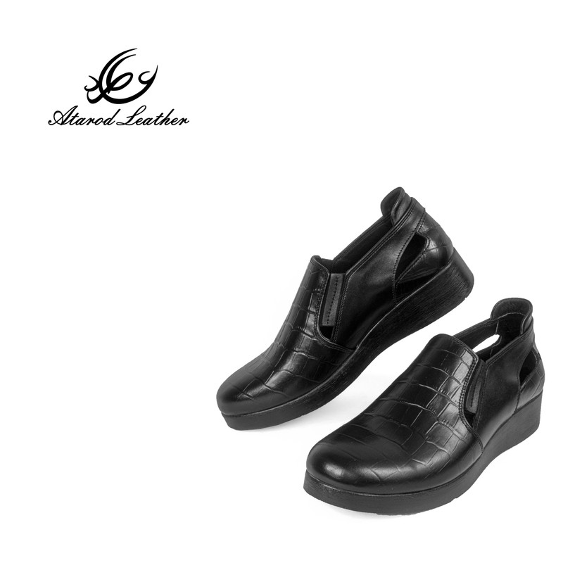 کفش زنانه طبی چرم عطارد مدل SH232 تمام چرم سبک لوکس - تصویر 9