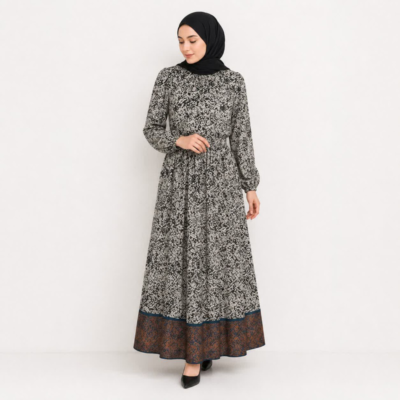 پیراهن یقه گرد زنانه نکست مدل ۲۱۶۹۲۹۳۷
