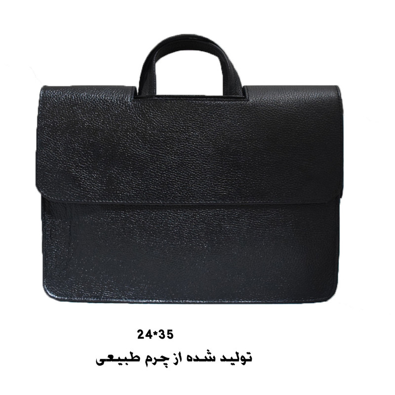 کیف اداری زنانه مدل 077 چرم طبیعی - تصویر 9