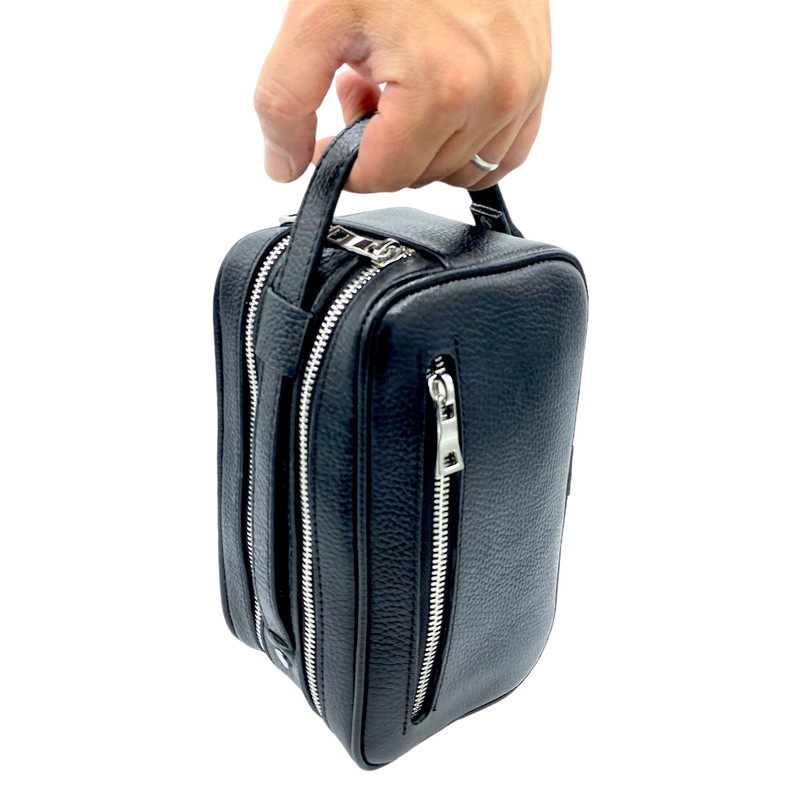 کیف دستی چرمی مدل D658 مناسب بانوان و آقایان - تصویر 26