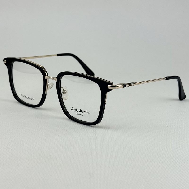 فریم عینک طبی کلاب مستر سرجیو مارتینی مدل SM-3002 c1 مربع - تصویر 3