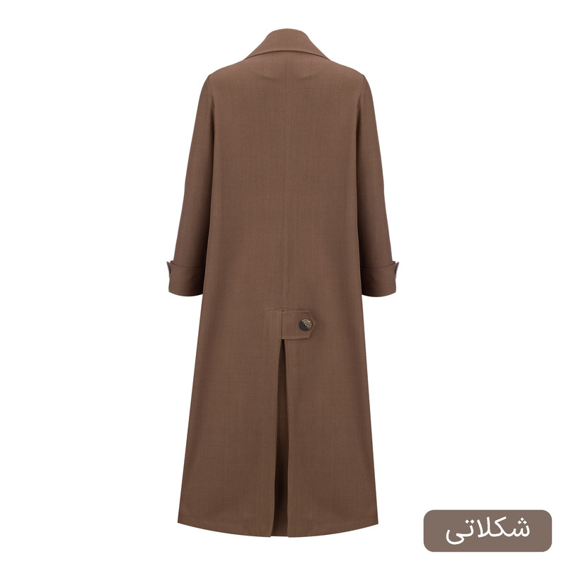 مانتو روی زانو زنانه السانا مدل وارش کد 2596 - تصویر 14