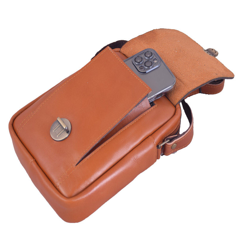 کیف رودوشی دست‌دوز مردانه مدل ۲۰-LZ - تصویر 12