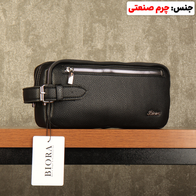 کیف داپ‌کیت مردانه بیورا چرم صنعتی مدل فلوتر SHZ022 - تصویر 5
