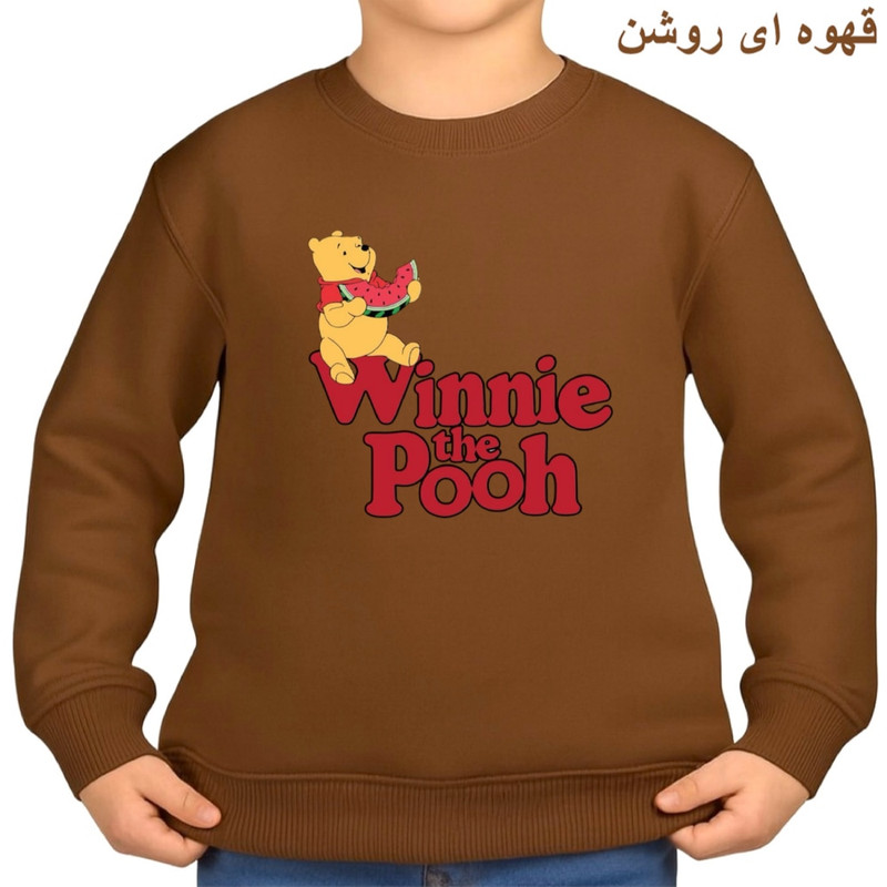 سویشرت کودک مدل پو با بافت پنبه لاکرا ضد پرز