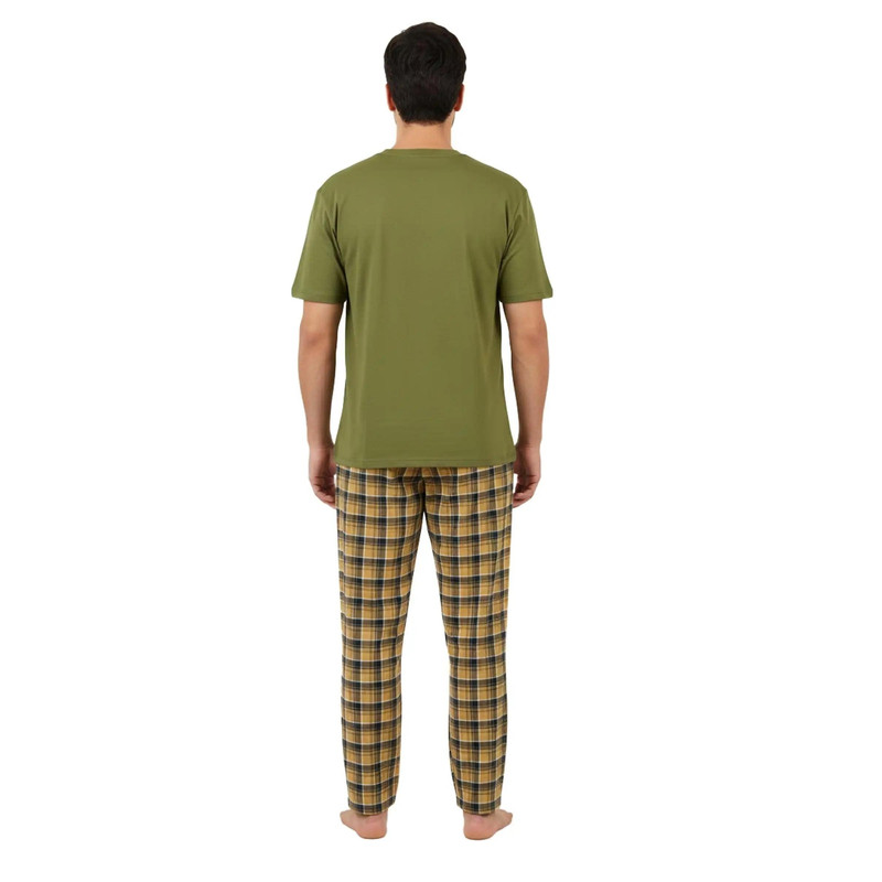 ست راحتی مردانه تی‌شرت کوتاه‌آستین و شلوار کشی مدل MDSS-CH5001 - تصویر 3