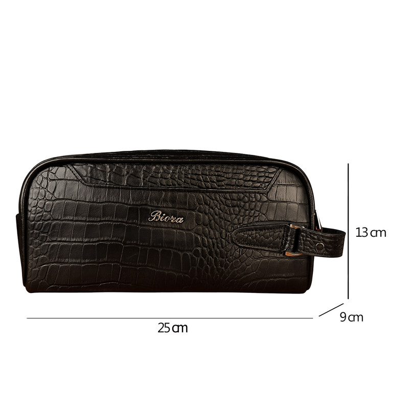 کیف دستی مردانه بیورا مدل SHZ055 از چرم طبیعی کروکدیلی - تصویر 3