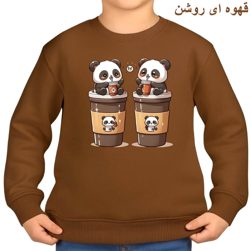 سوئشرت بچگانه طرح پاندا کد v24 پنبه درجه یک