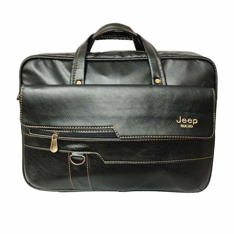 کیف اداری مردانه چرمی مدل منظم GD26