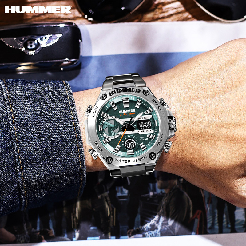 ساعت مچی مردانه هامر مدل HM1444-C1 بند استیل - تصویر 6