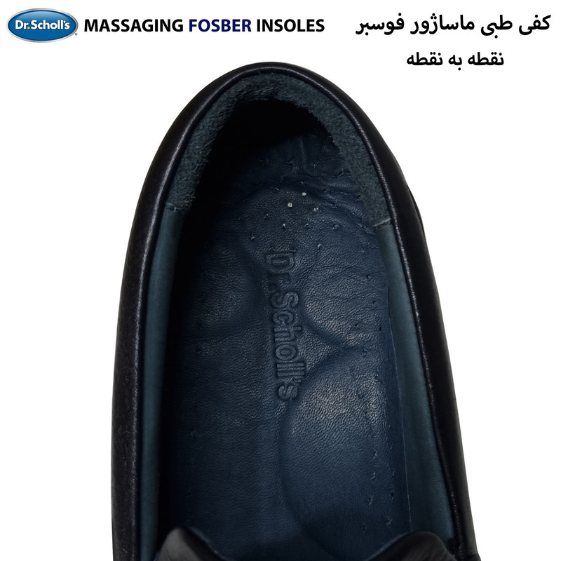 کفش طبی مردانه دکتر شولز مدل Perfect چرم چهار فصل - تصویر 11
