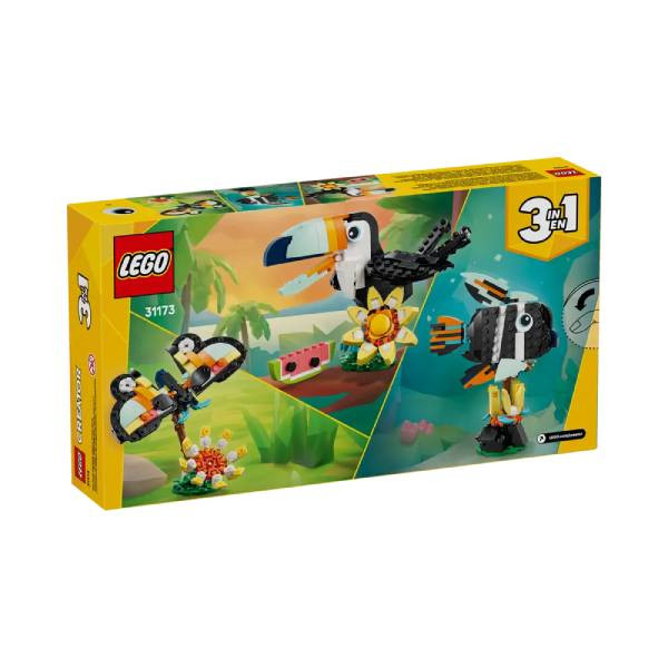 لگو Creator مدل Wild Animals Tropical Toucan کد 31173 - تصویر 4