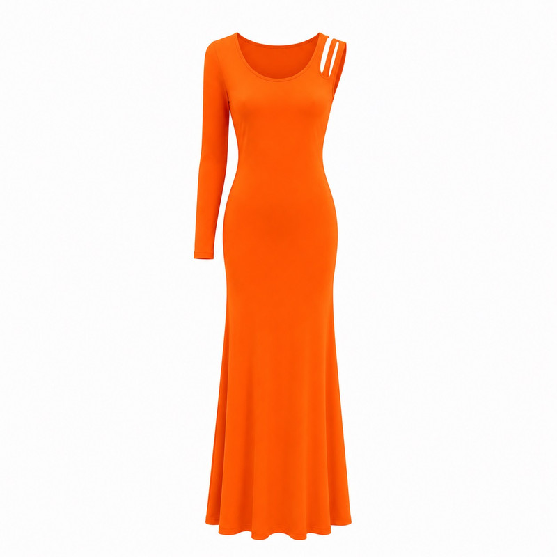پیراهن ماکسی یقه رومی جیناتریکات مدل Hazel Dress