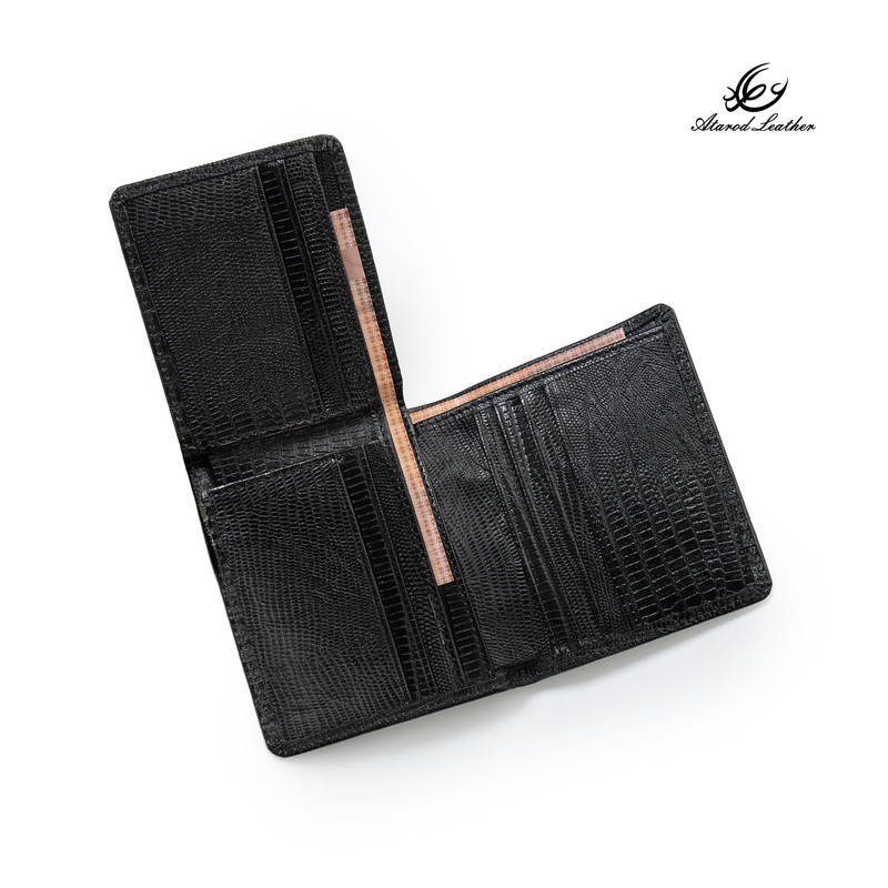 کیف پول جیبی چرم عطارد مدل K73 طرح لیزارد ۹ قسمت - تصویر 7