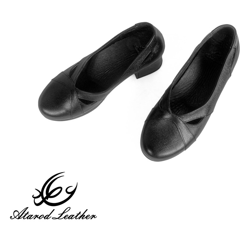 کفش زنانه چرم طبیعی عطارد مدل SH214 - تصویر 10