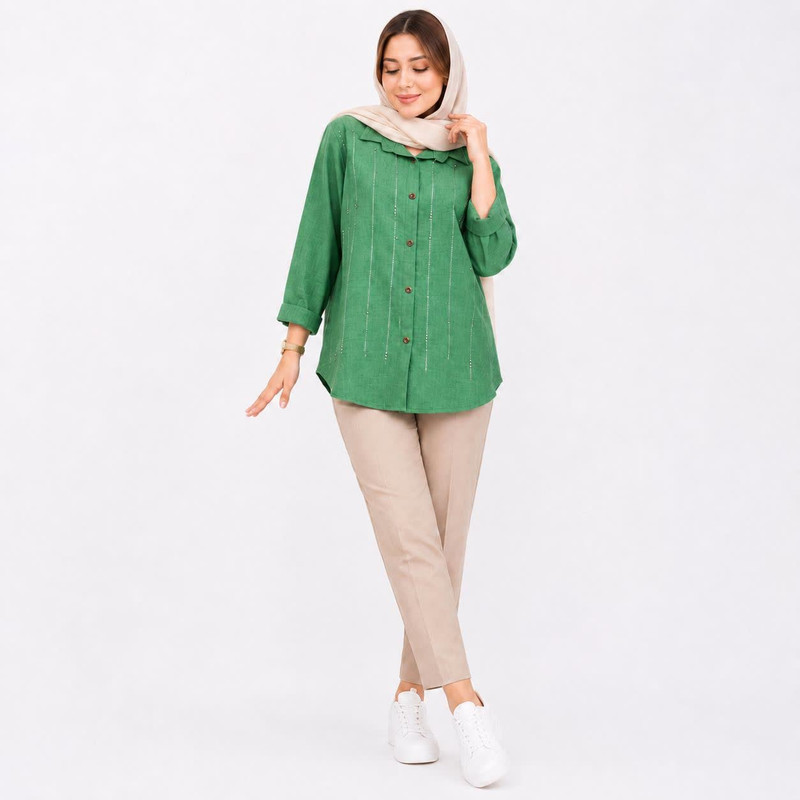 مانتو زیر باسن زنانه مدل 7460