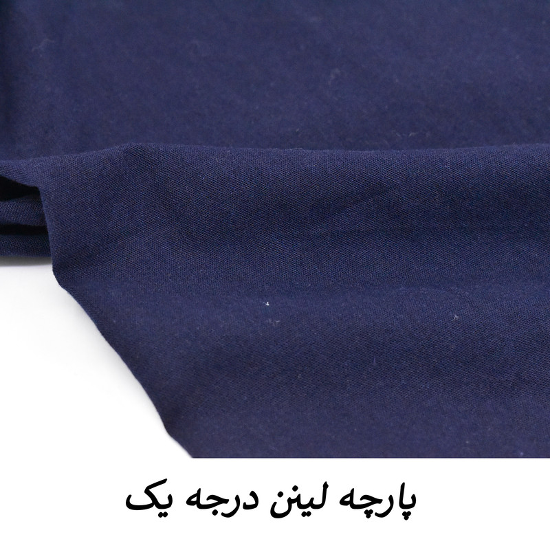 شومیز لینن زنانه مدل نراوا 4155 آستین پفی یقه برگردان قهوه‌ای - تصویر 30