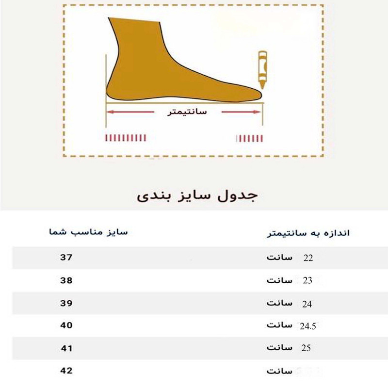 صندل زنانه صدف پاشنه تخت طبی - تصویر 8