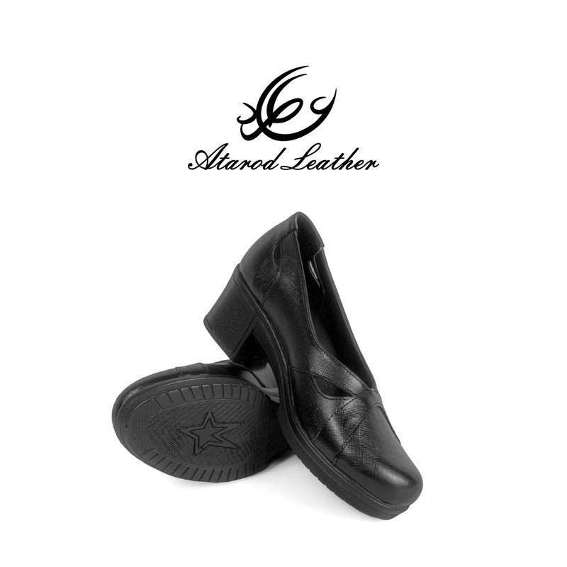 کفش زنانه چرم طبیعی عطارد مدل SH214 - تصویر 6