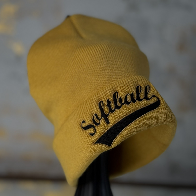 کلاه بافتنی اکریلیک گوشدار KOT 468 گلدوزی Softball - تصویر 8
