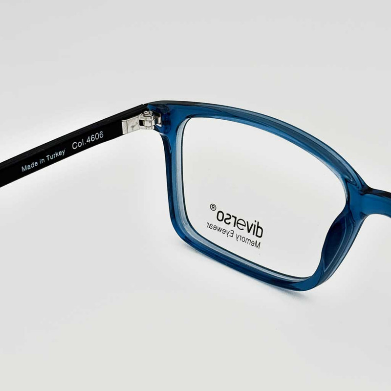 فریم عینک طبی مستطیلی دیورسو مدل DV1007 Col4606 جنس TR90 - تصویر 4