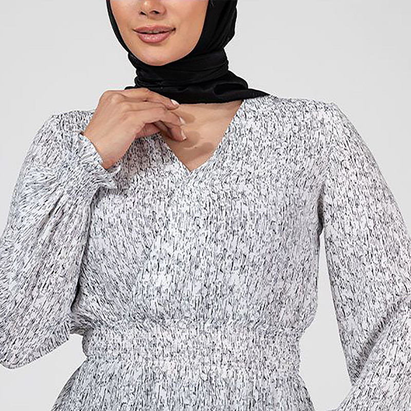 بلوز آستین بلند یقه هفت زنانه برنس مدل فریما - تصویر 4