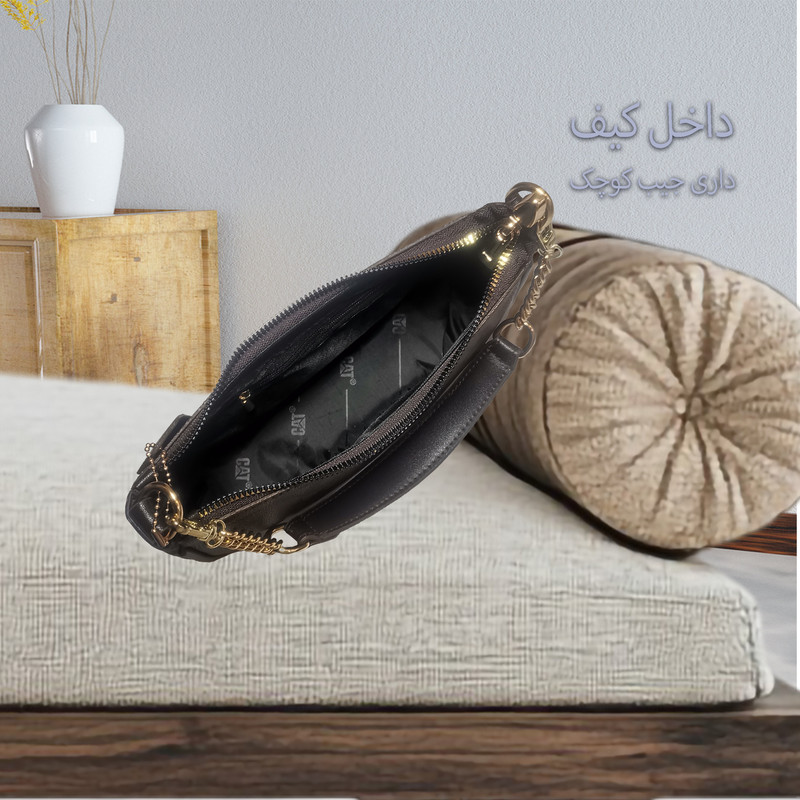 کیف مجلسی چرم مصنوعی CH379b ابعاد ۲۴x۱۵x۸ با جیب اسکناس - تصویر 6