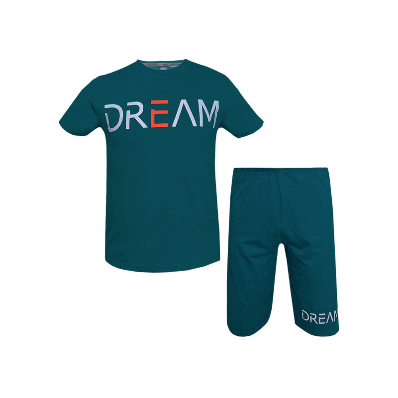 ست تی‌شرت و شلوارک مردانه طرح Dream کد 1565