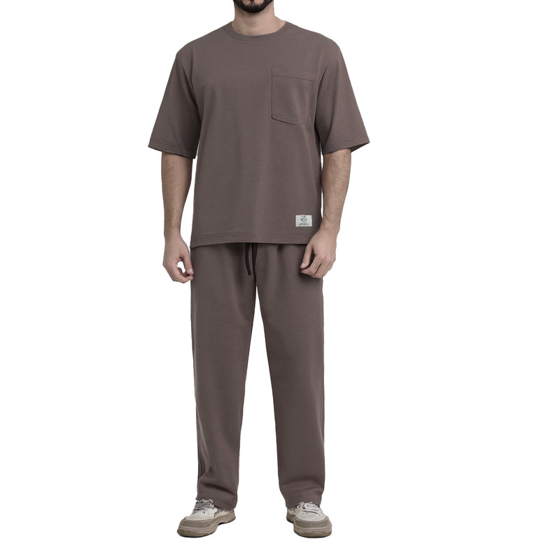 ست تی‌شرت و شلوار راحتی مردانه ماکان کد A1126-1127