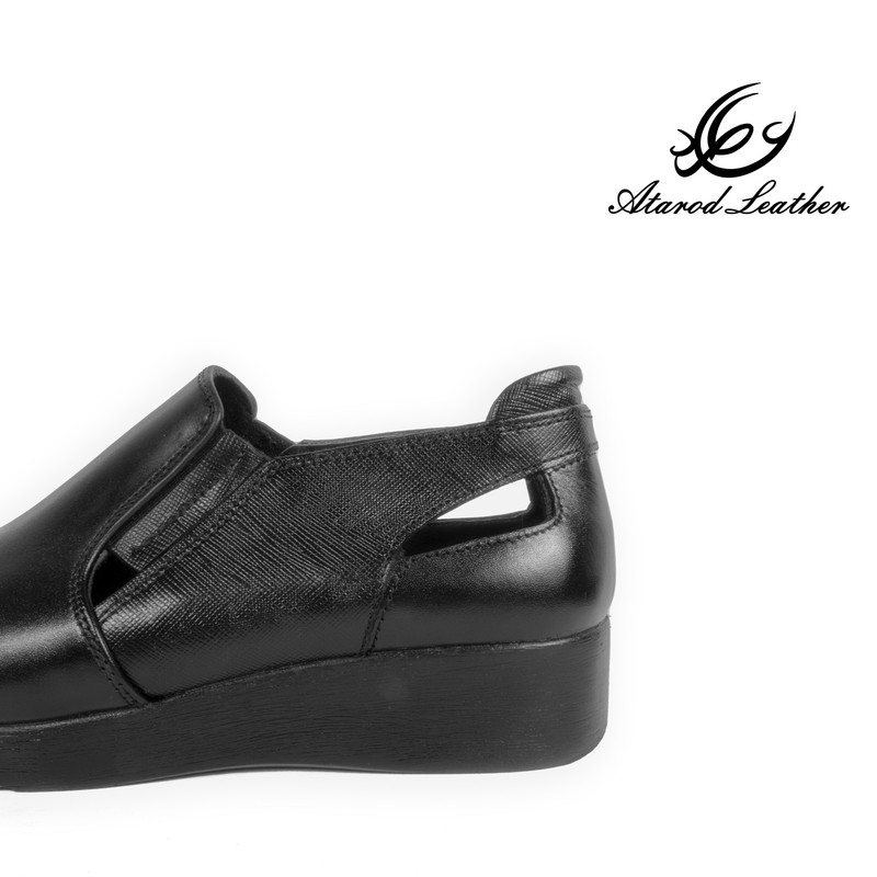 کفش زنانه طبی چرم عطارد مدل SH160 تمام چرم لوکس روزمره - تصویر 11